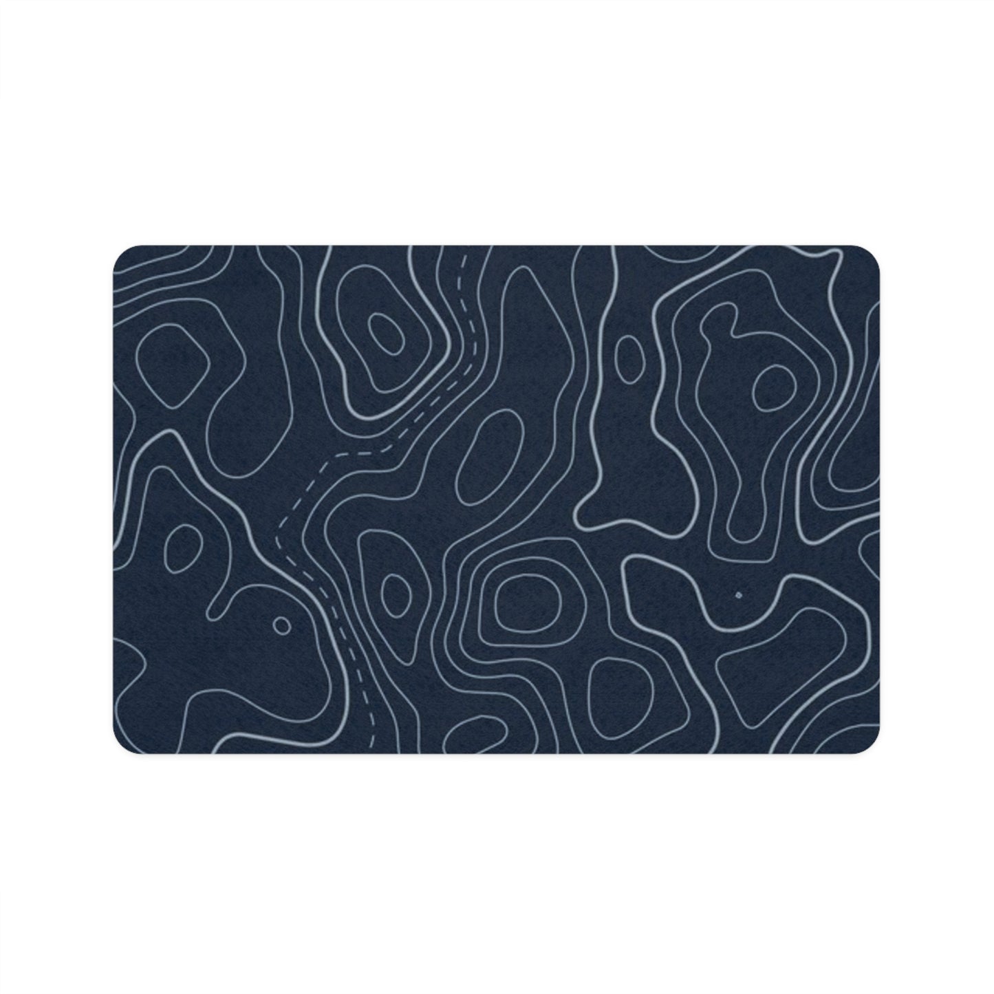 Topographic Pet Food Mat (12x18)