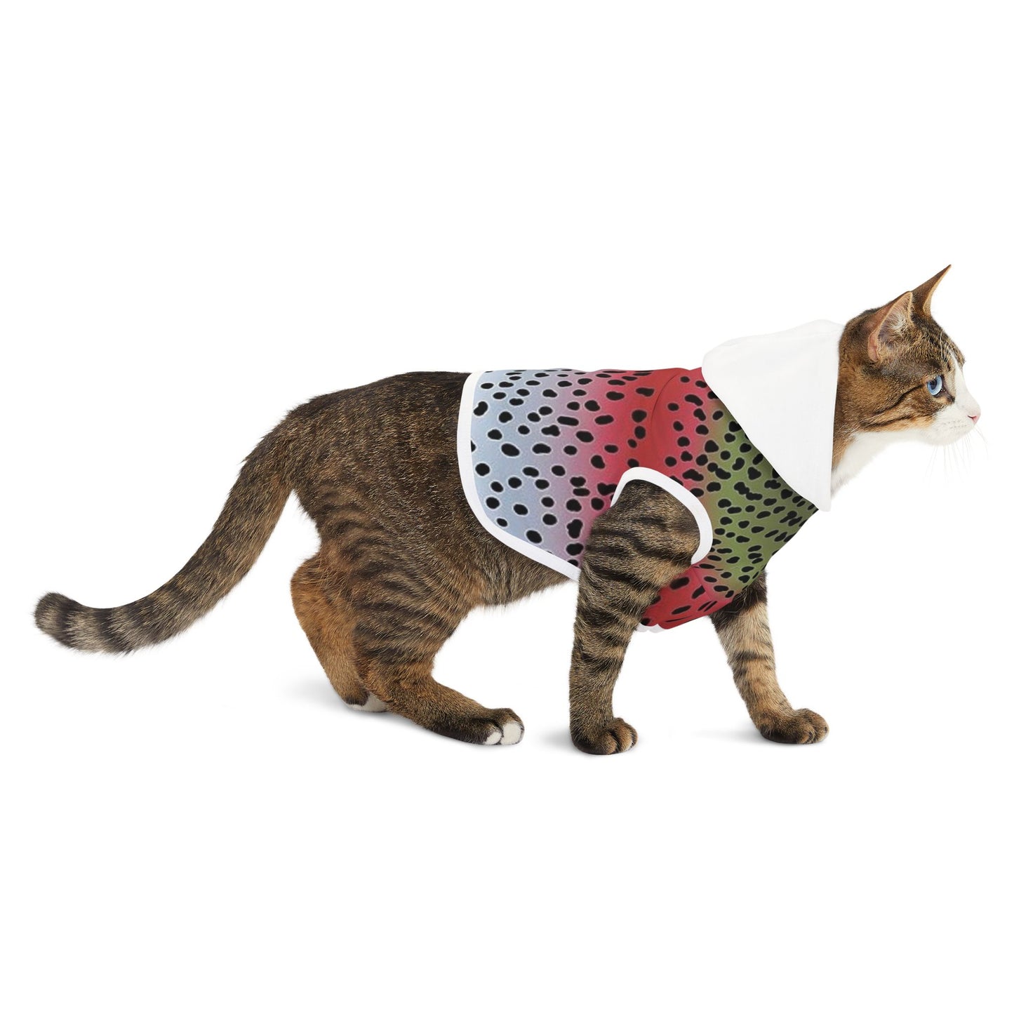 Rainbow Trout Pet Hoodie