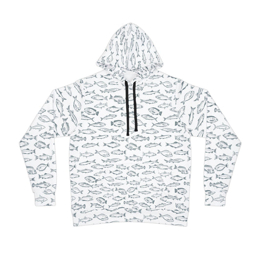Fish Athletic Hoodie (White)