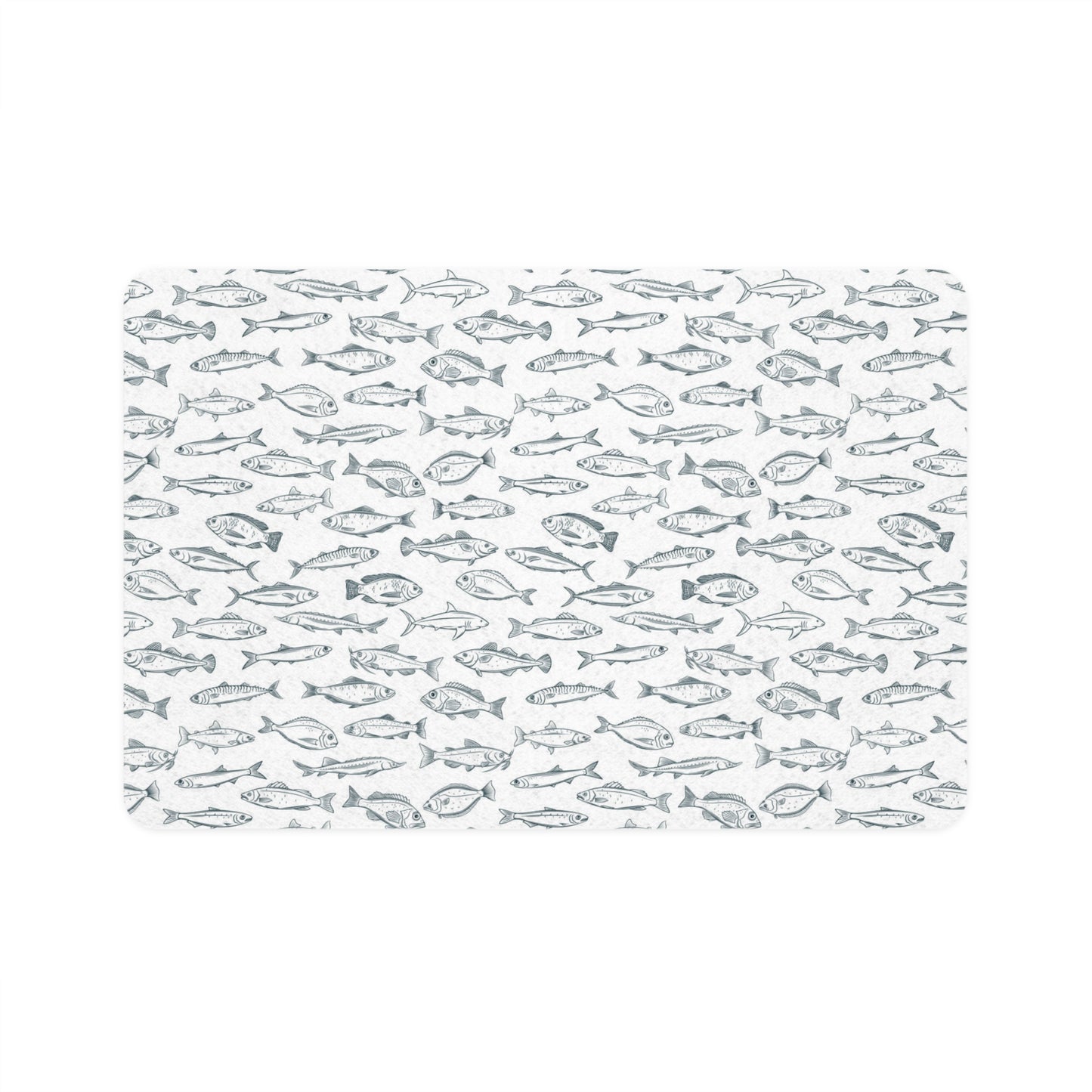 Fish Pet Food Mat (12x18)