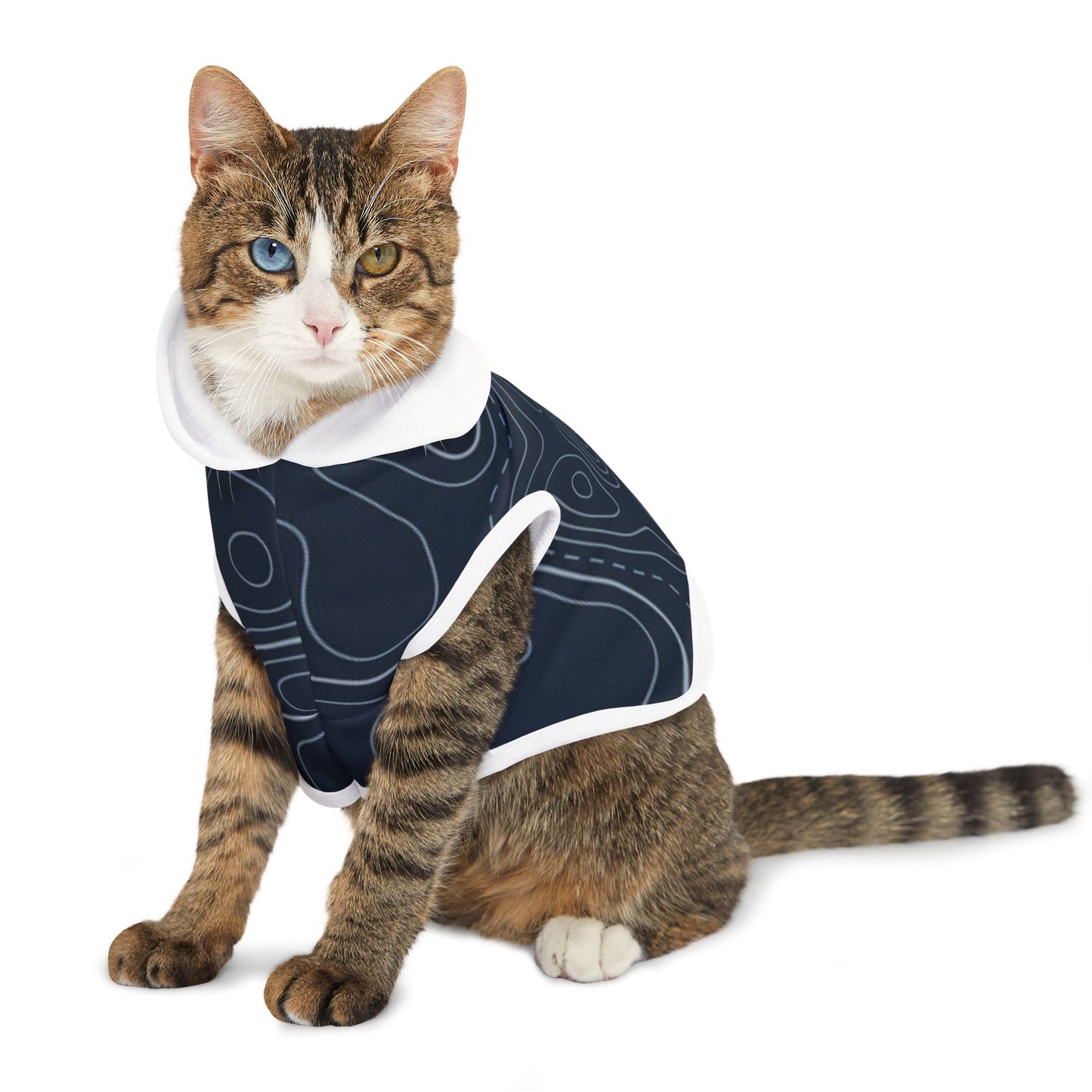 Topographic Pet Hoodie