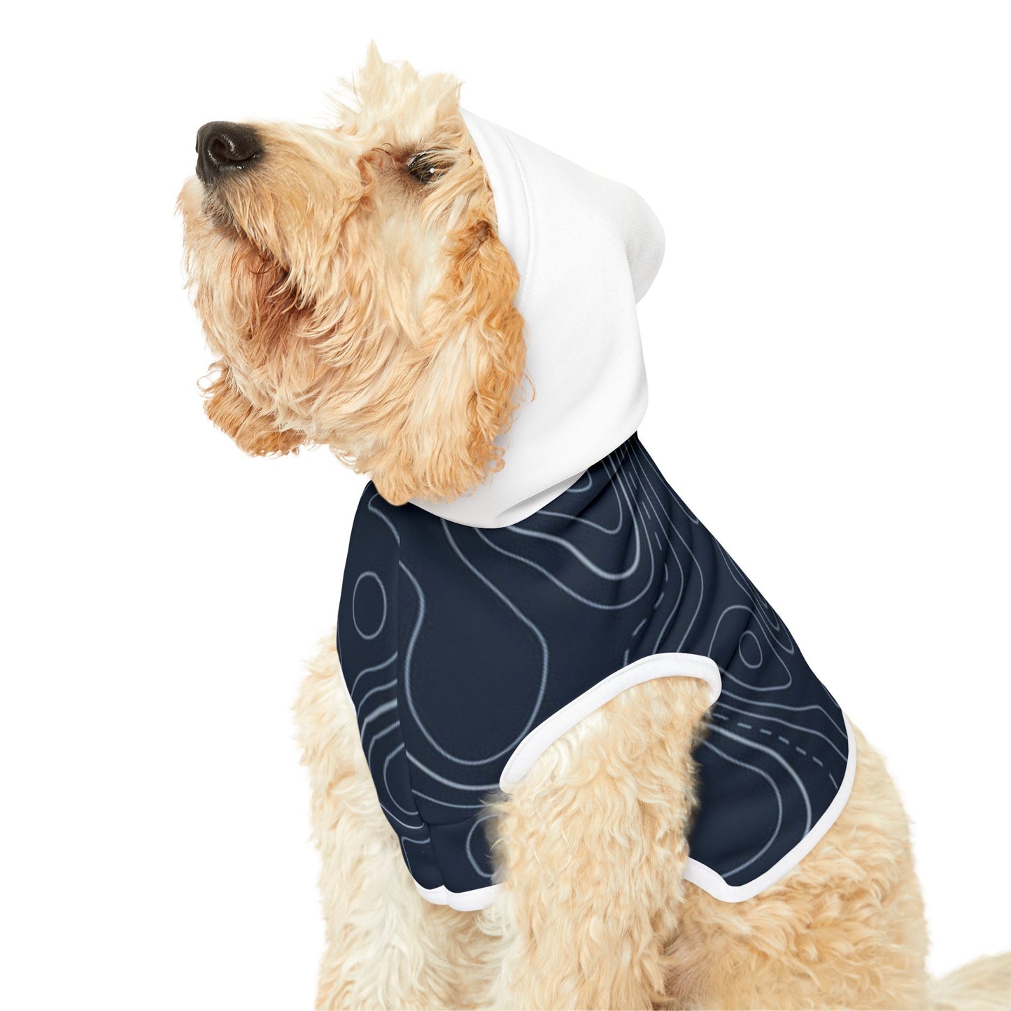 Topographic Pet Hoodie