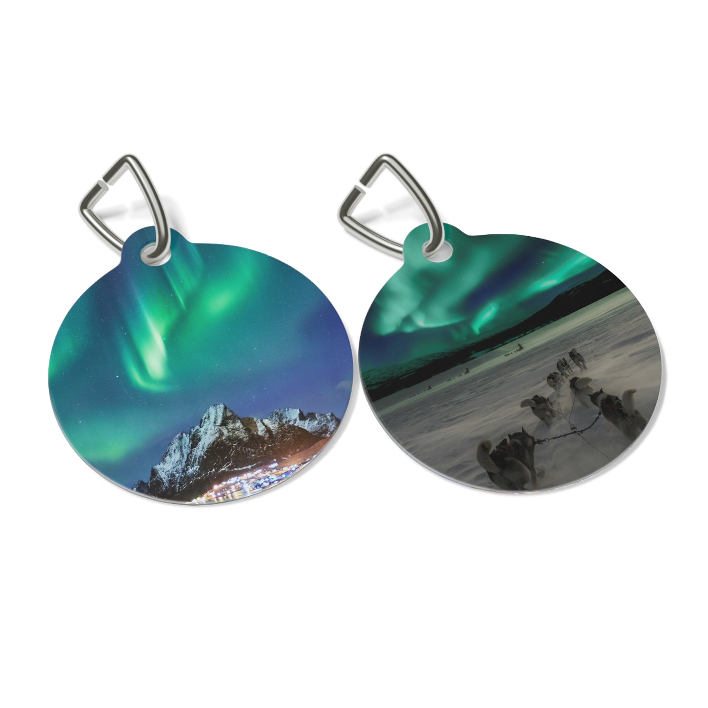 Northern Lights Pet Tag