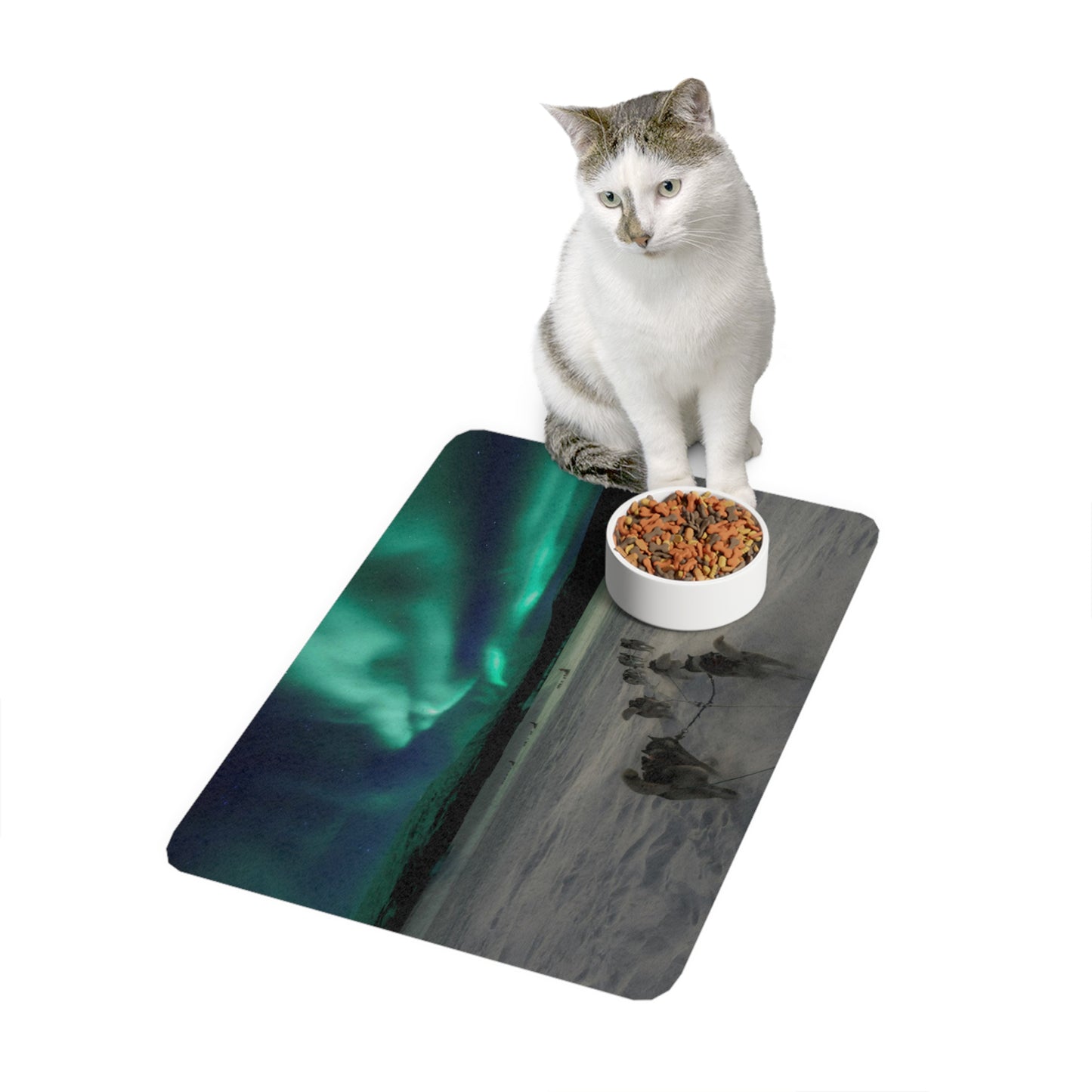 Northern Lights Pet Food Mat (12x18)