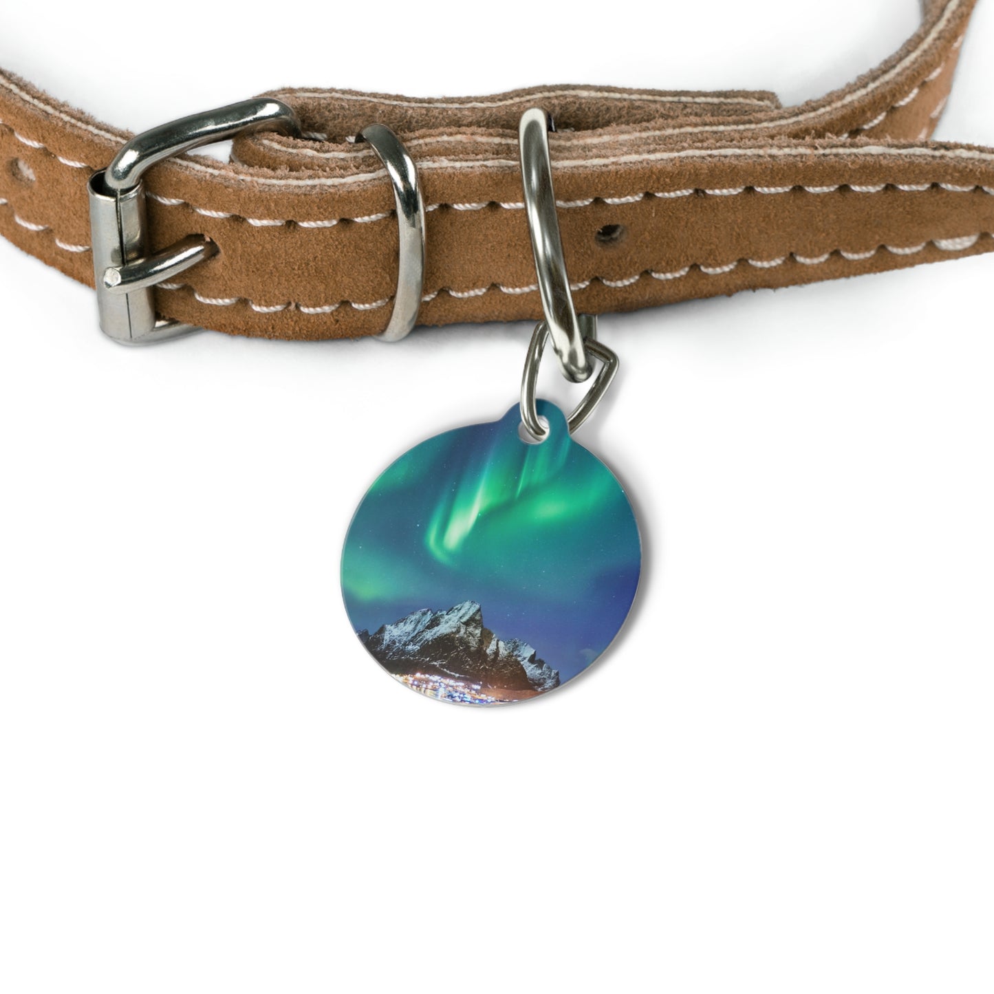 Northern Lights Pet Tag