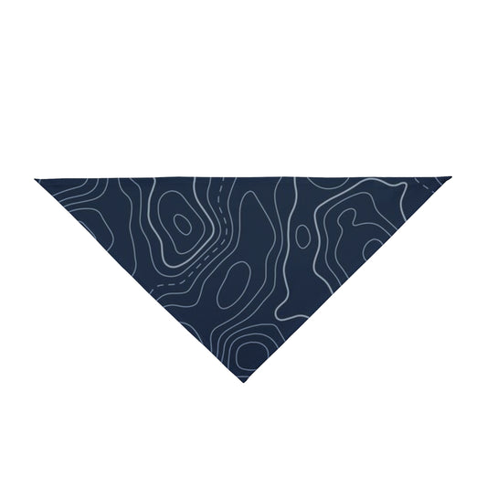 Topographic Pet Bandana