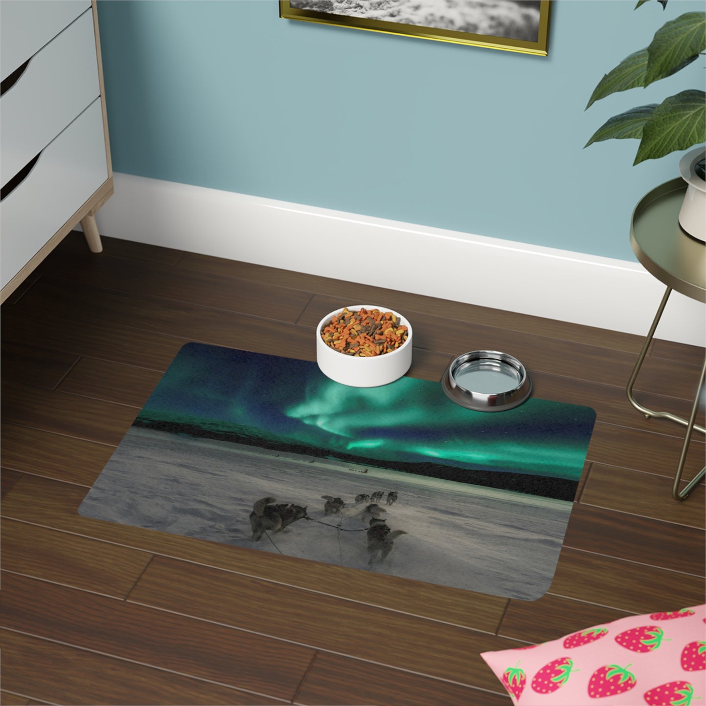 Northern Lights Pet Food Mat (12x18)