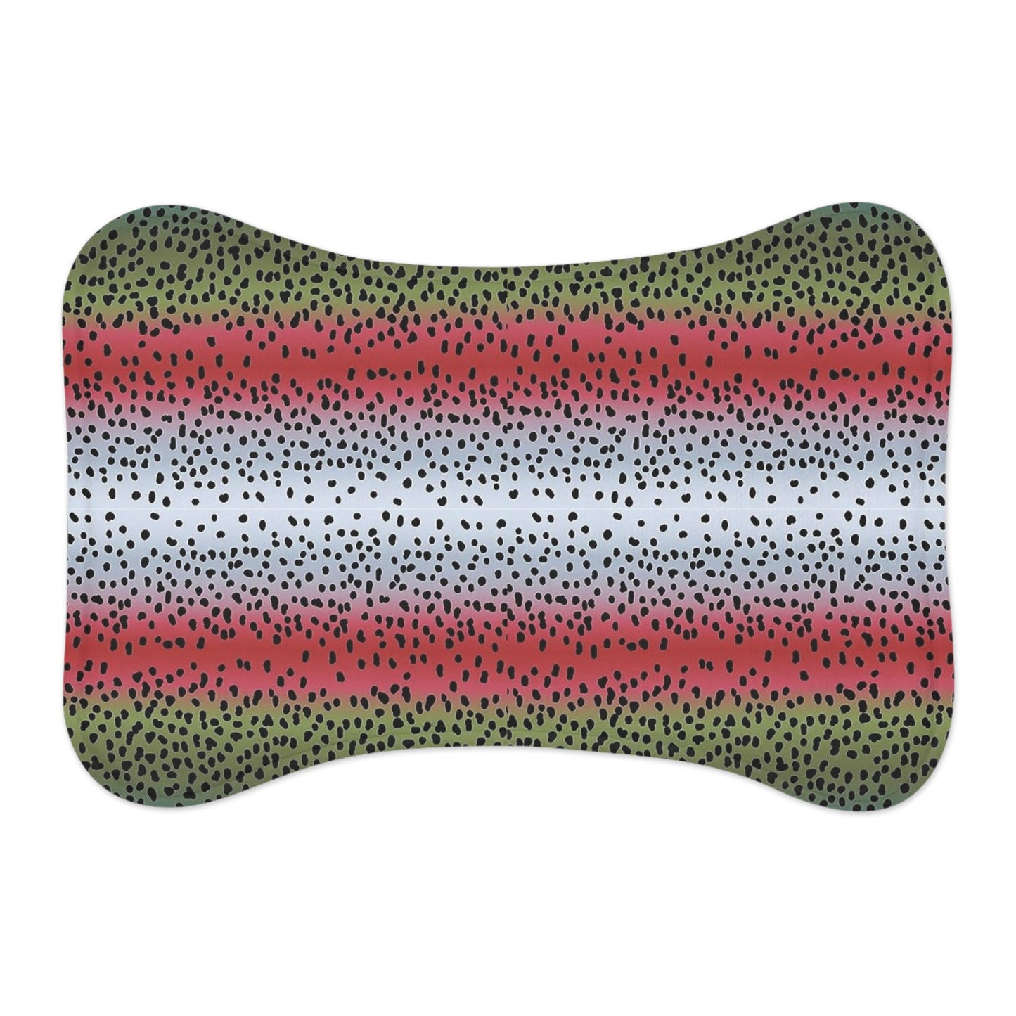 Rainbow Trout Bone Shape Pet Feeding Mats