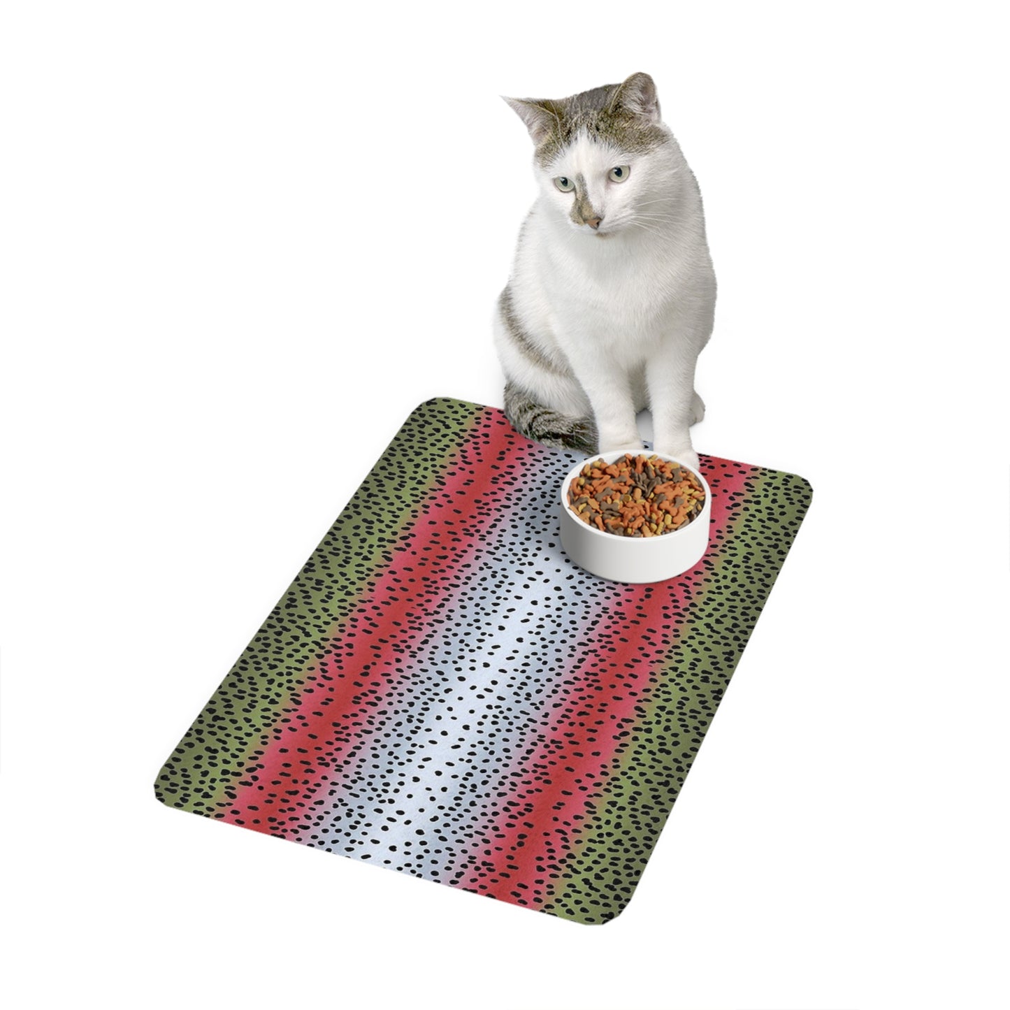 Rainbow Trout Pet Food Mat (12x18)