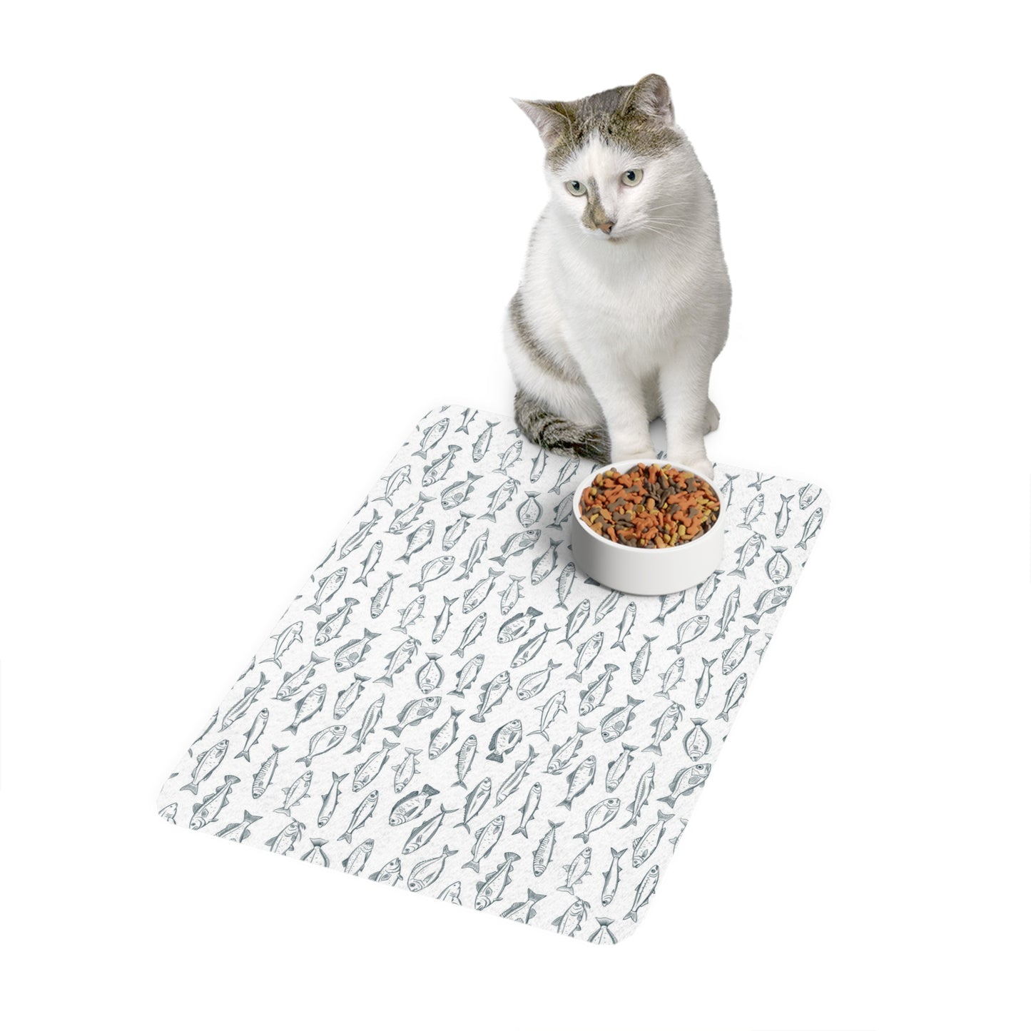 Fish Pet Food Mat (12x18)