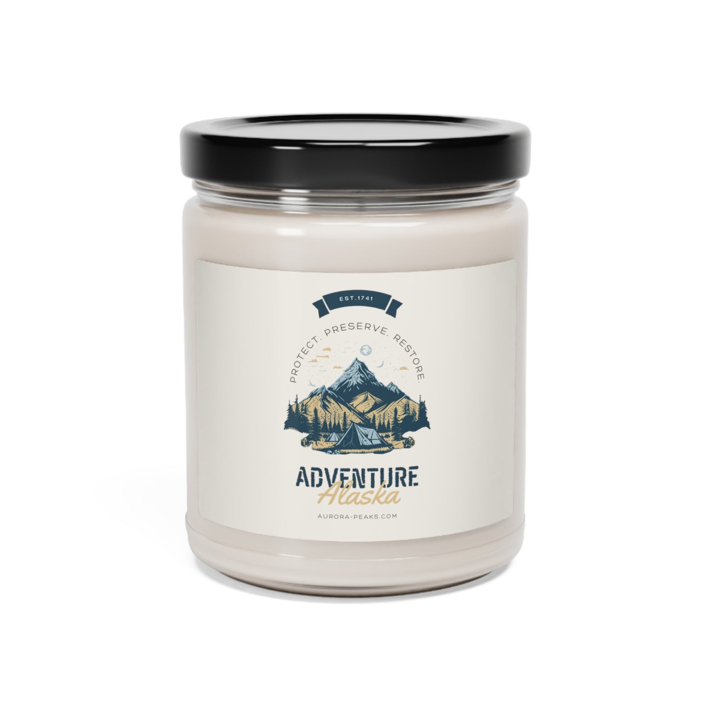 Alaska Scented Soy Candle (Clear, 9oz)