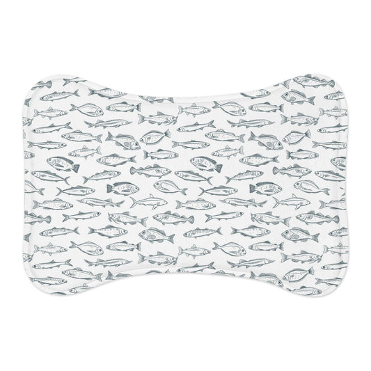 Fish Bone Shape Pet Feeding Mats