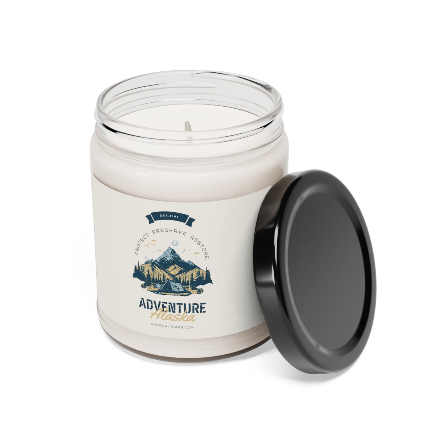 Alaska Scented Soy Candle (Clear, 9oz)