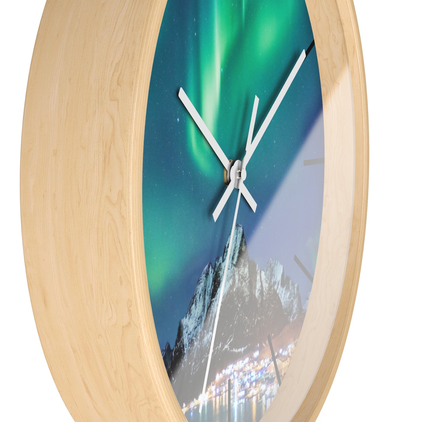 Alaska Northern Lights Wall Clock