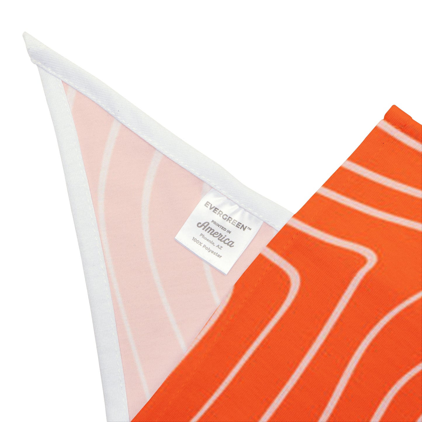 Topographic Salmon Pet Bandana