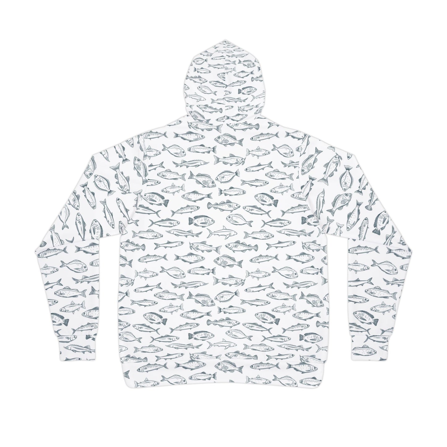 Fish Athletic Hoodie (White)