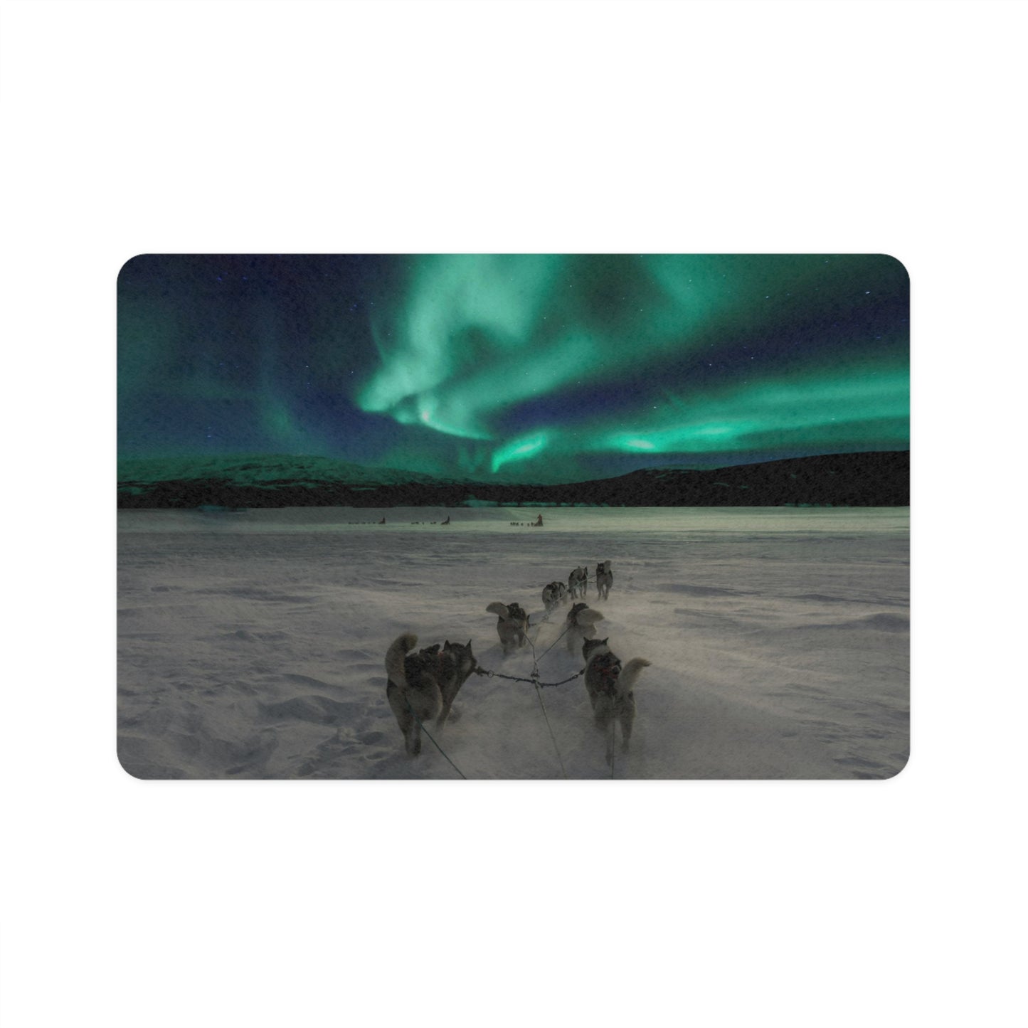 Northern Lights Pet Food Mat (12x18)