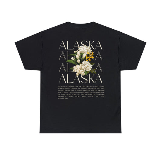 Floral Alaska | Unisex Heavy Cotton Tee