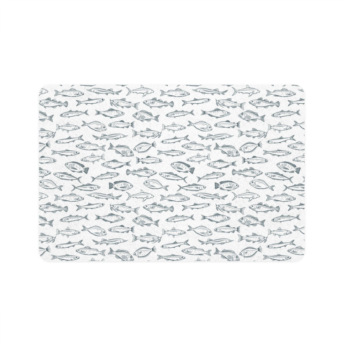 Fish Pet Food Mat (12x18)