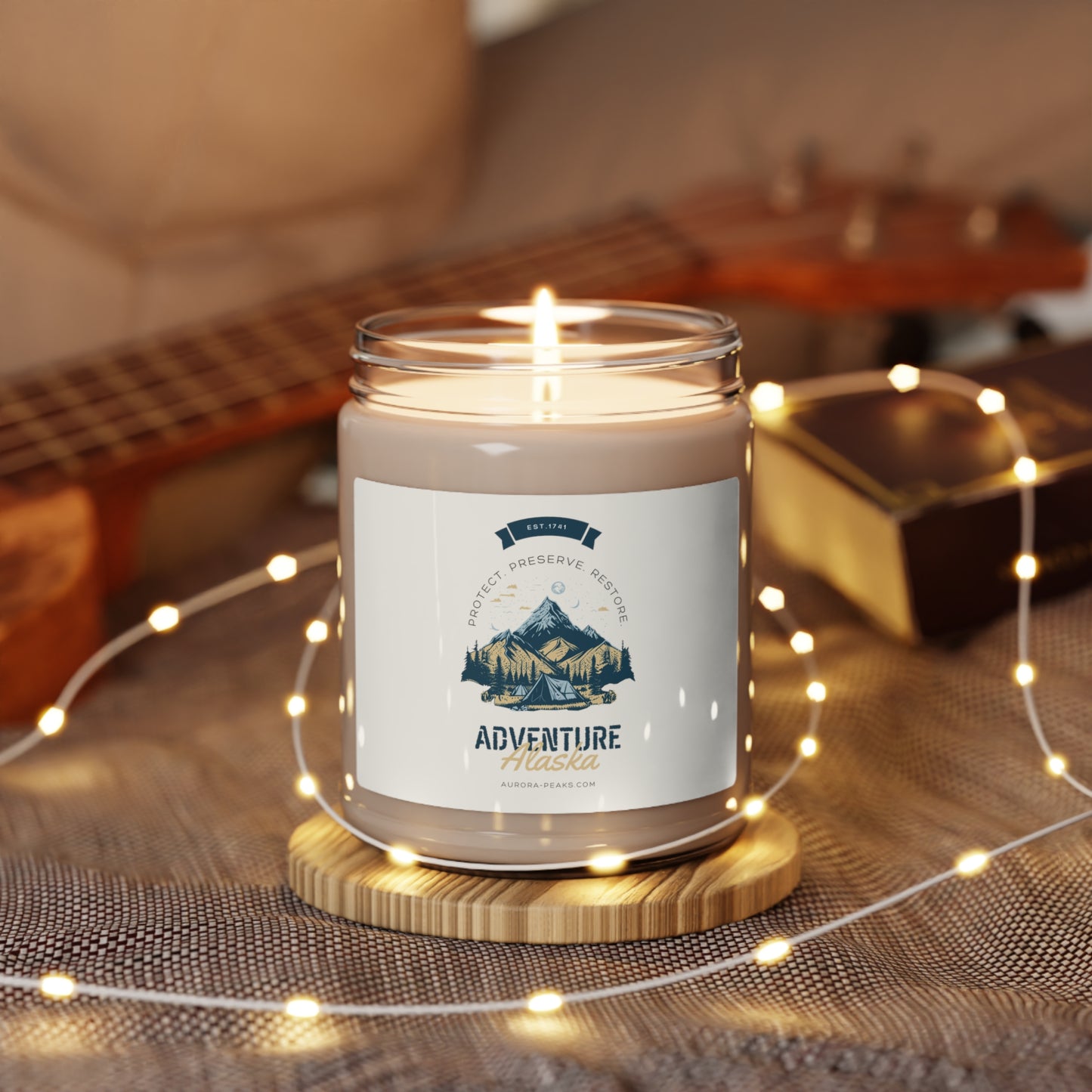 Alaska Scented Soy Candle (Clear, 9oz)