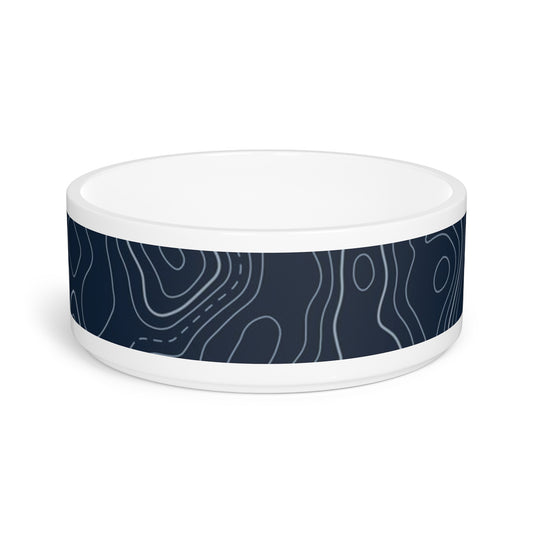 Topographic Pet Bowl